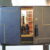 byra-389.6 Black drinks cabinet with leather covering – Art Deco, 1940s