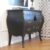byra-212.1_f Matt black chest of drawers – Rococo, antique