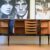 Black sideboard – Gustavian, 1960s