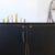 skap-656.2_f Sideboard Teak schwarz mit Goldrahmen – 1960er